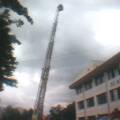 Can you believe that they allow students up in the ladder trucks, it looked so cool.
